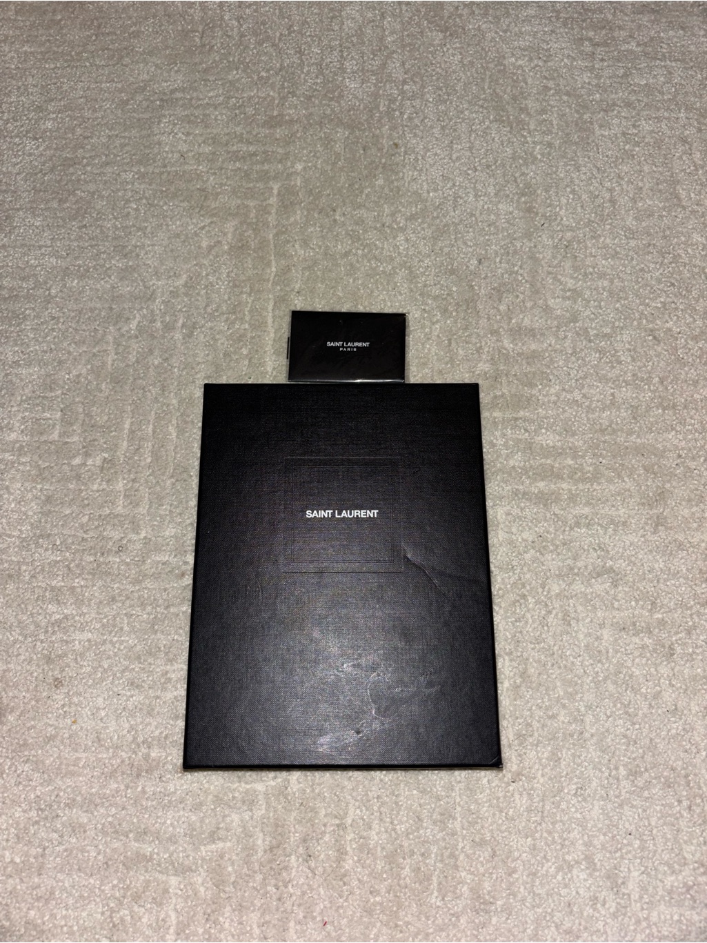 Saint Laurent Black Presentation Box With Card